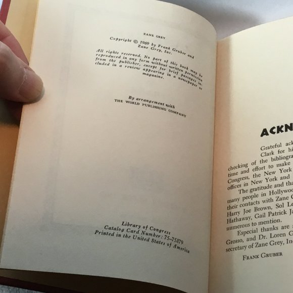 Zane Grey (Walter J. Black Edition #64) A Biography By Frank Gruber Very Good - Picture 8 of 8